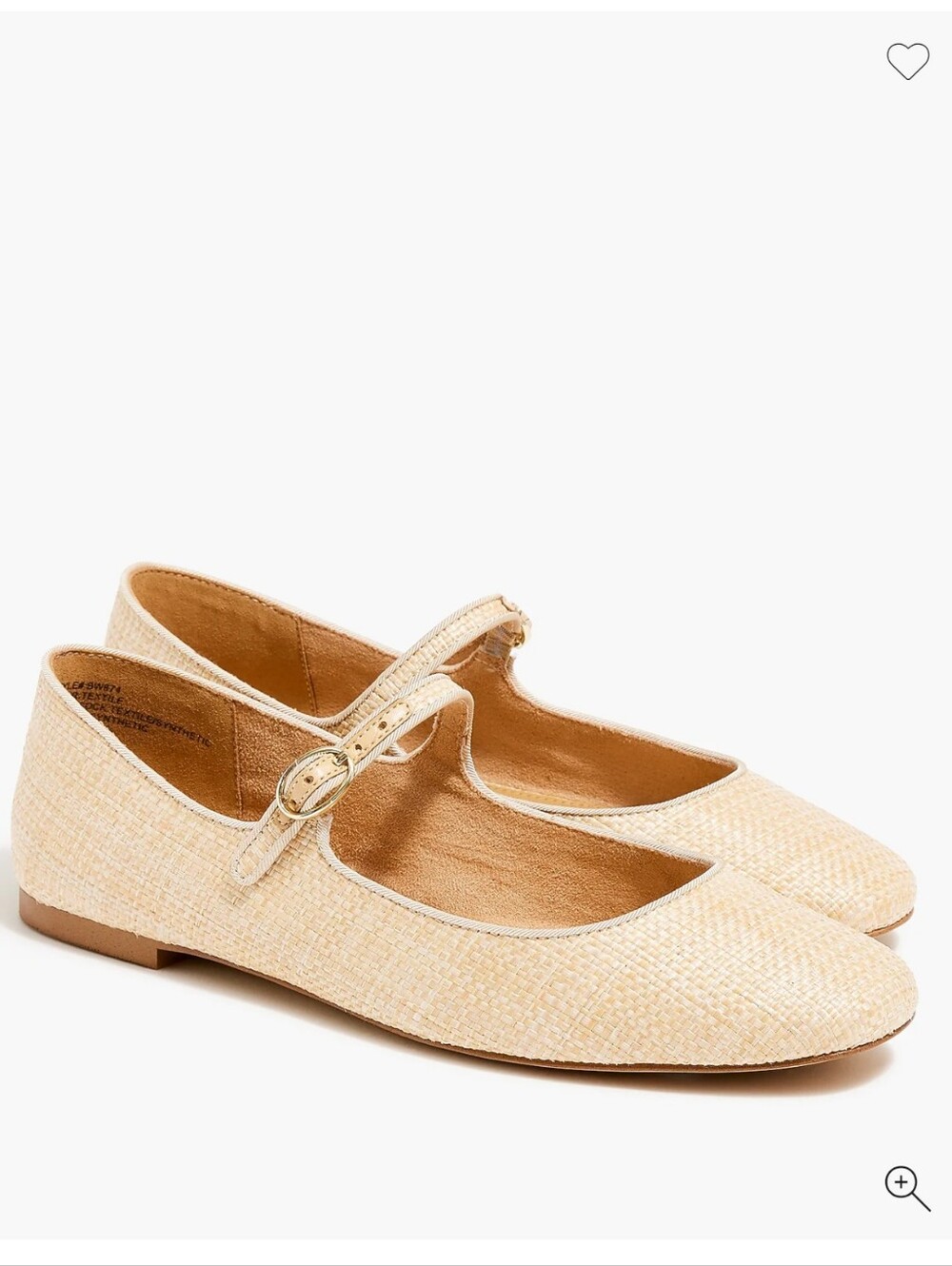 Jcrew Factory Woven Mary Jane, Size 6